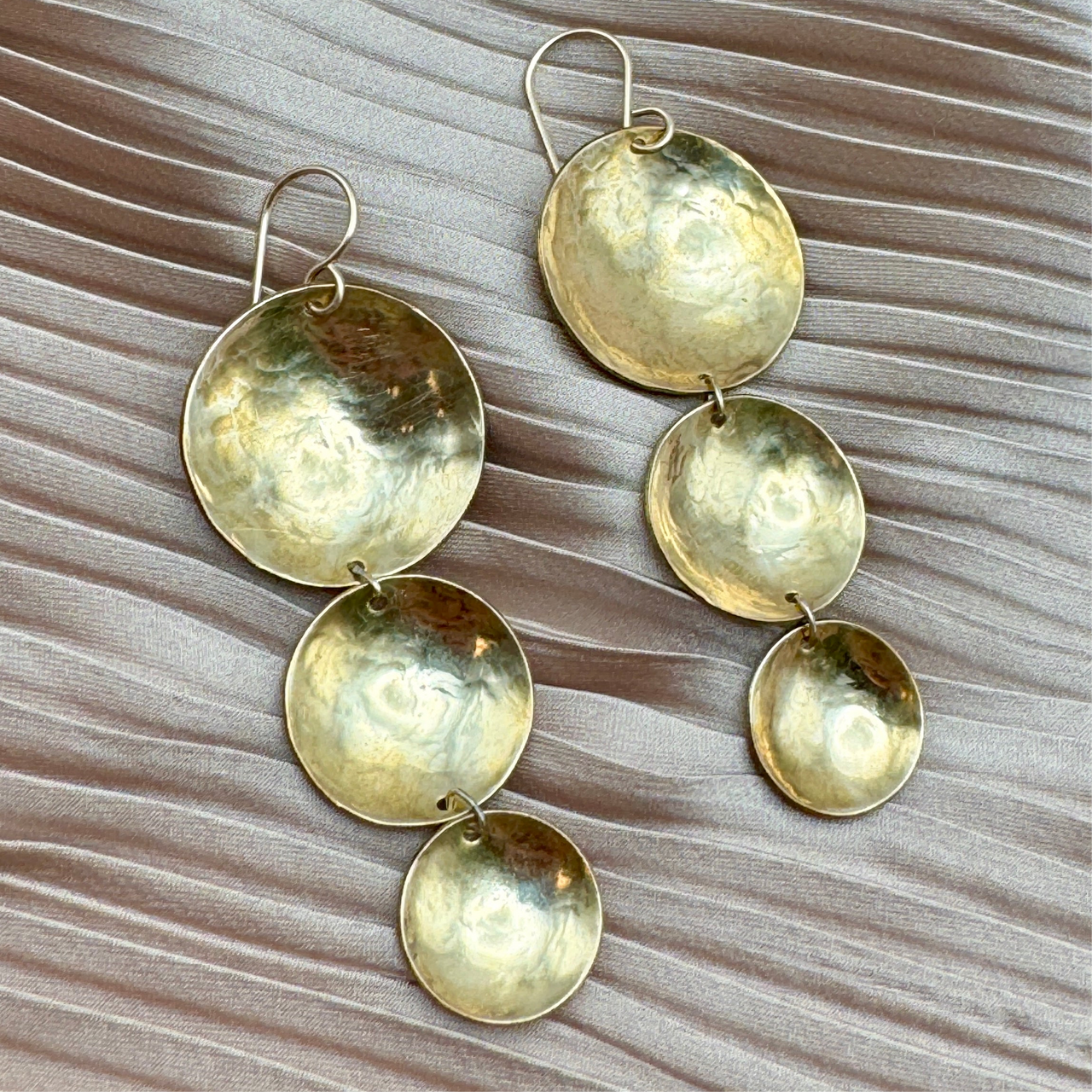 Pebble Earrings: Gold / Small