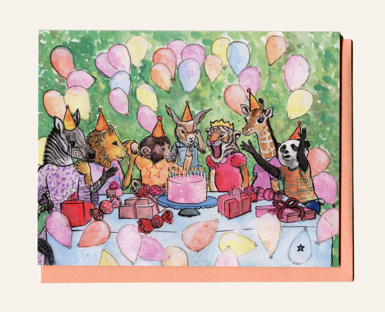 Happy Birthday Tiger Card