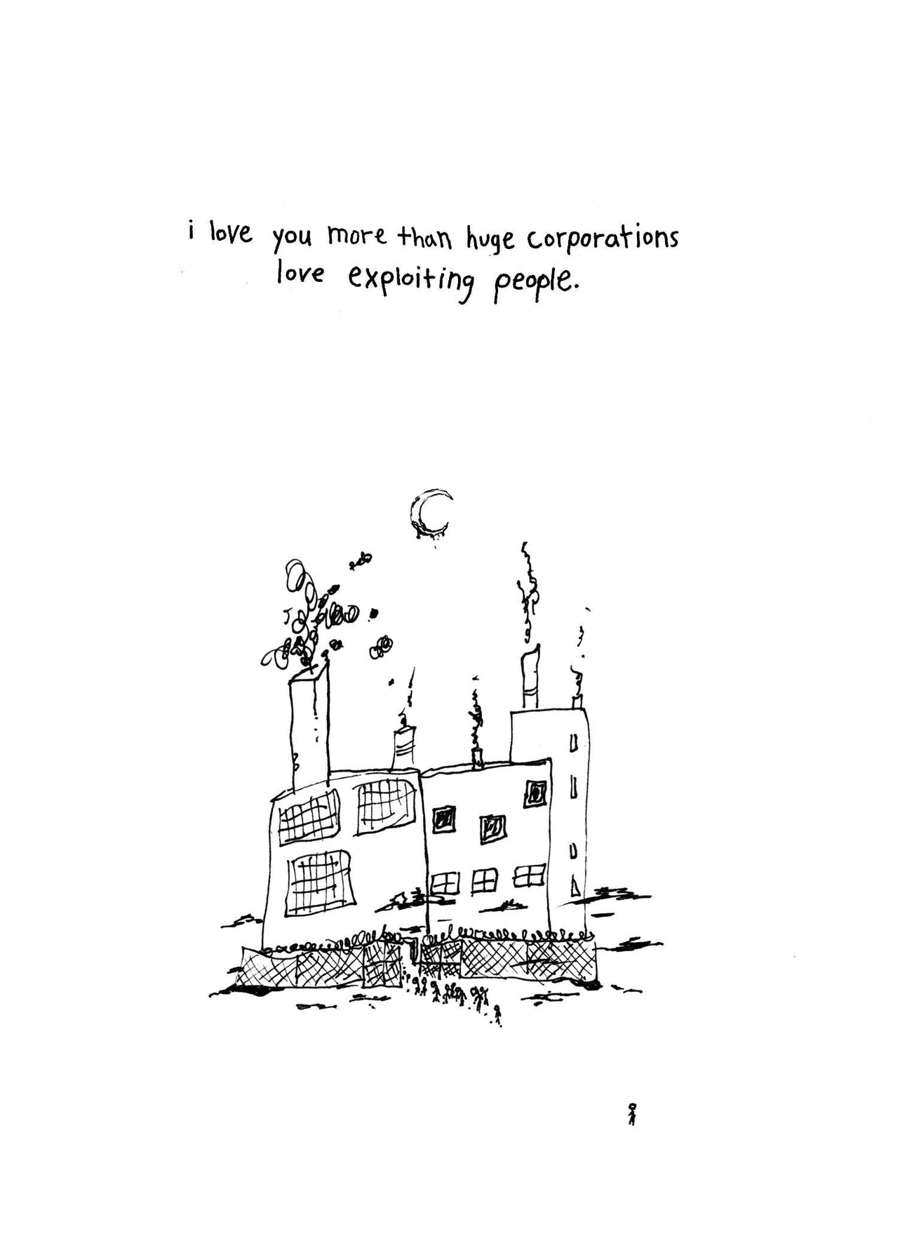 Huge Corporations Greeting Card