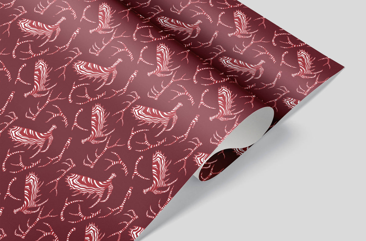 Candied Antlers / Artisanal Holiday Wrapping Paper