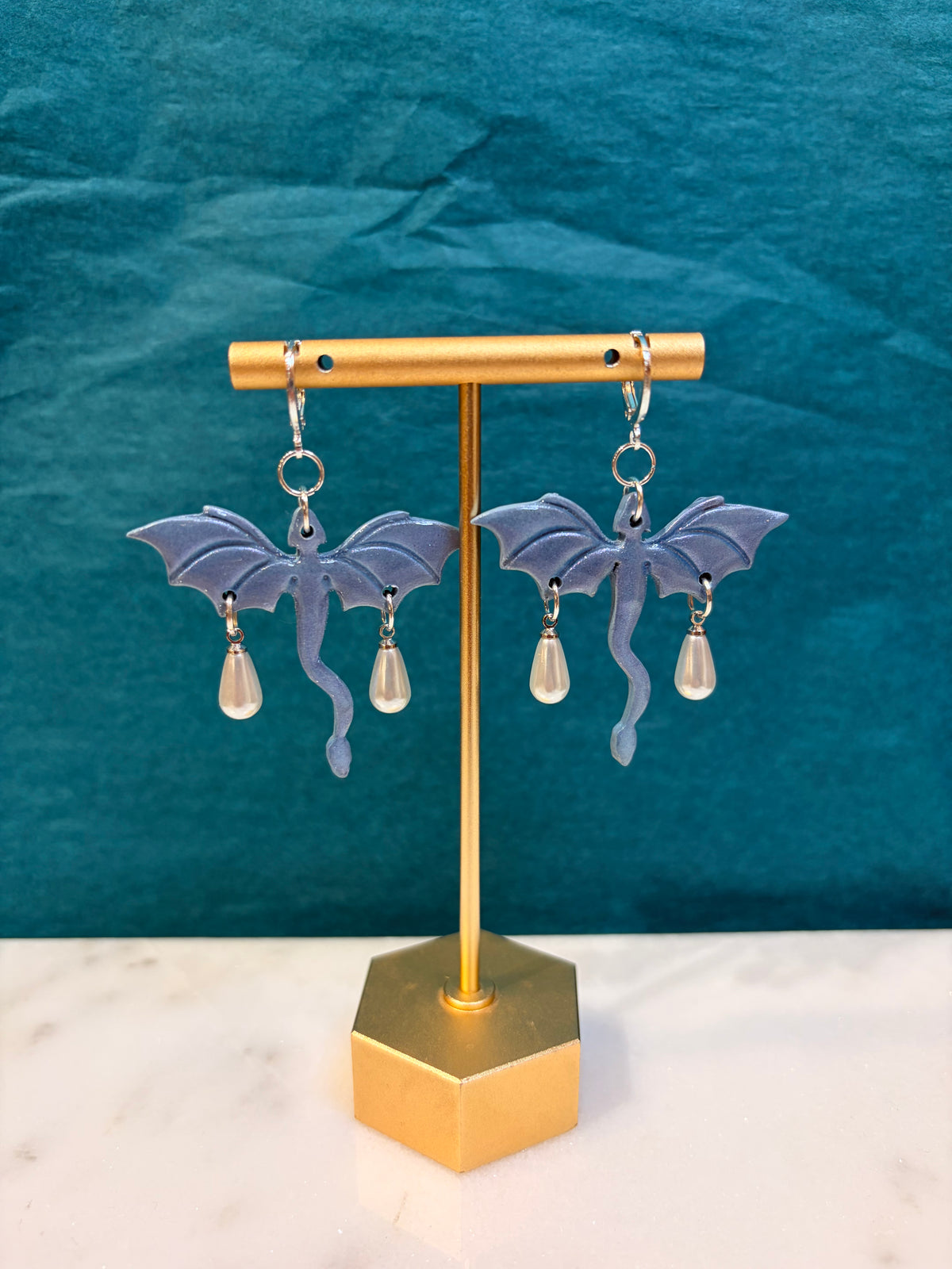 Dragon Dangle Earrings