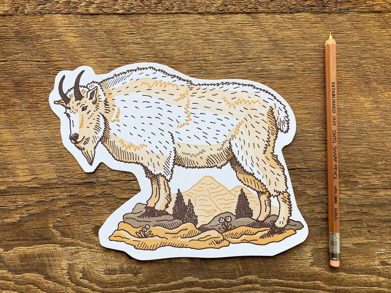 Mountain Goat Postcard