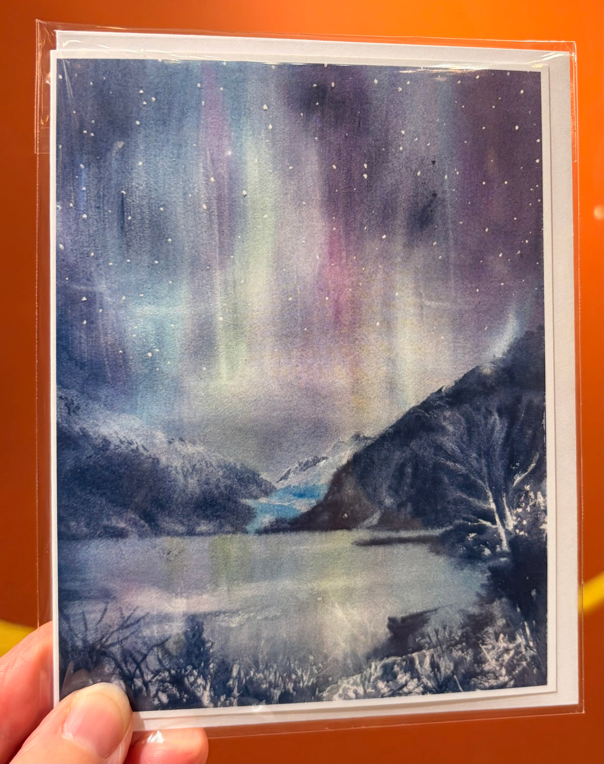 Aurora over Mendenhall Card