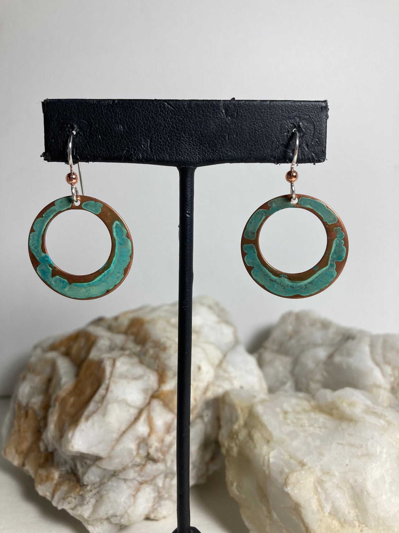 Disc with Cutout Earrings