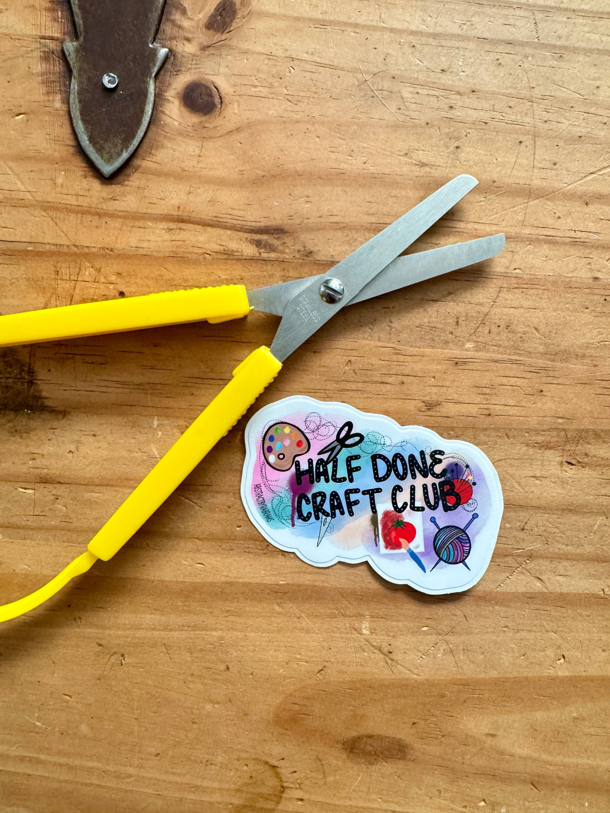 Half Done Craft Club - Vinyl Sticker
