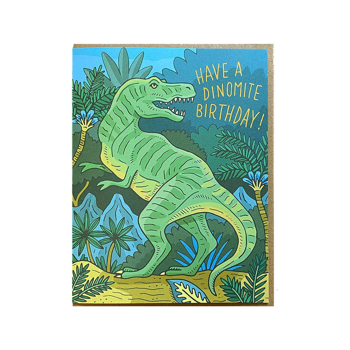 Dinomite Birthday Card