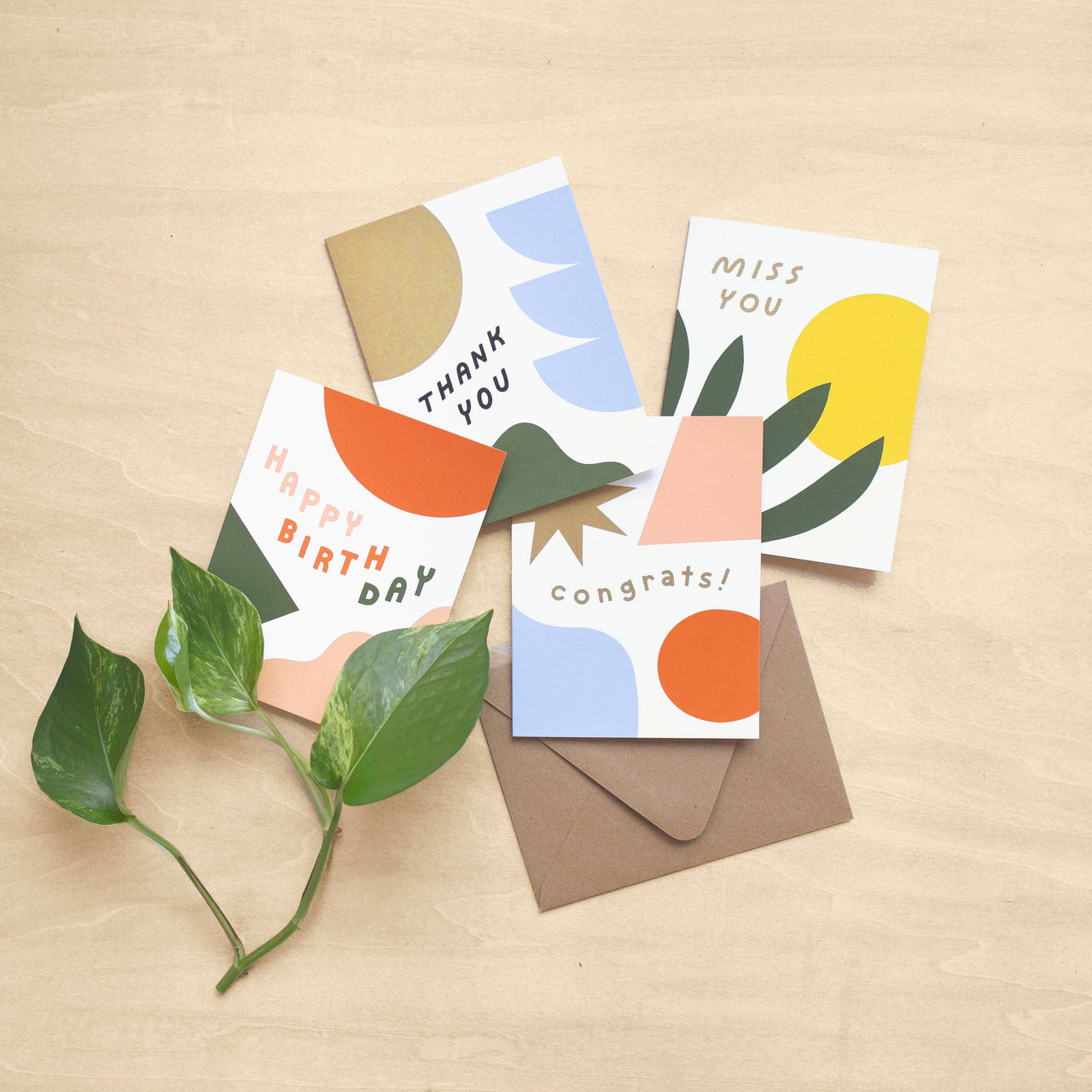 Congrats Shapes & Colors Card