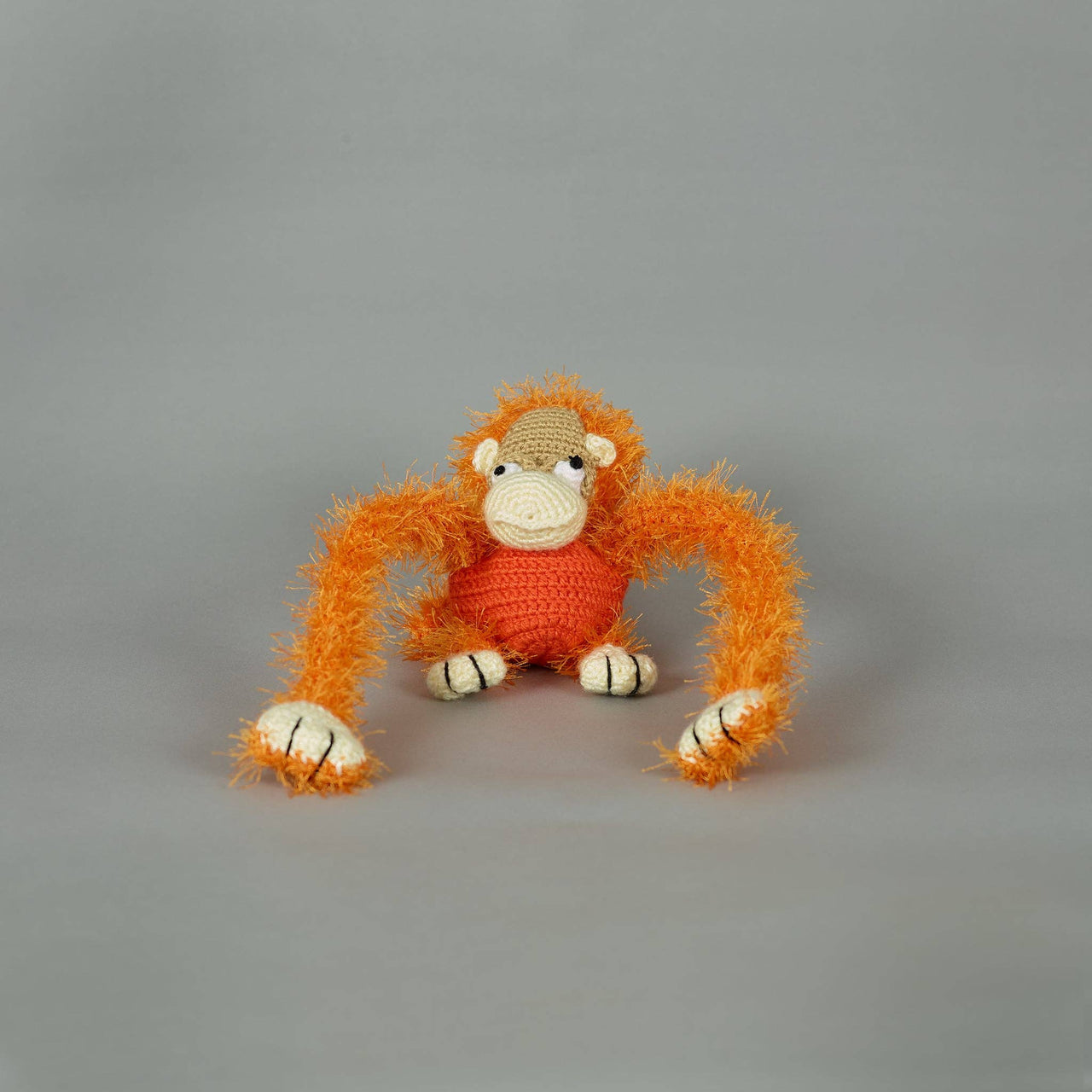Hand Crochet Monkey Dog Toy