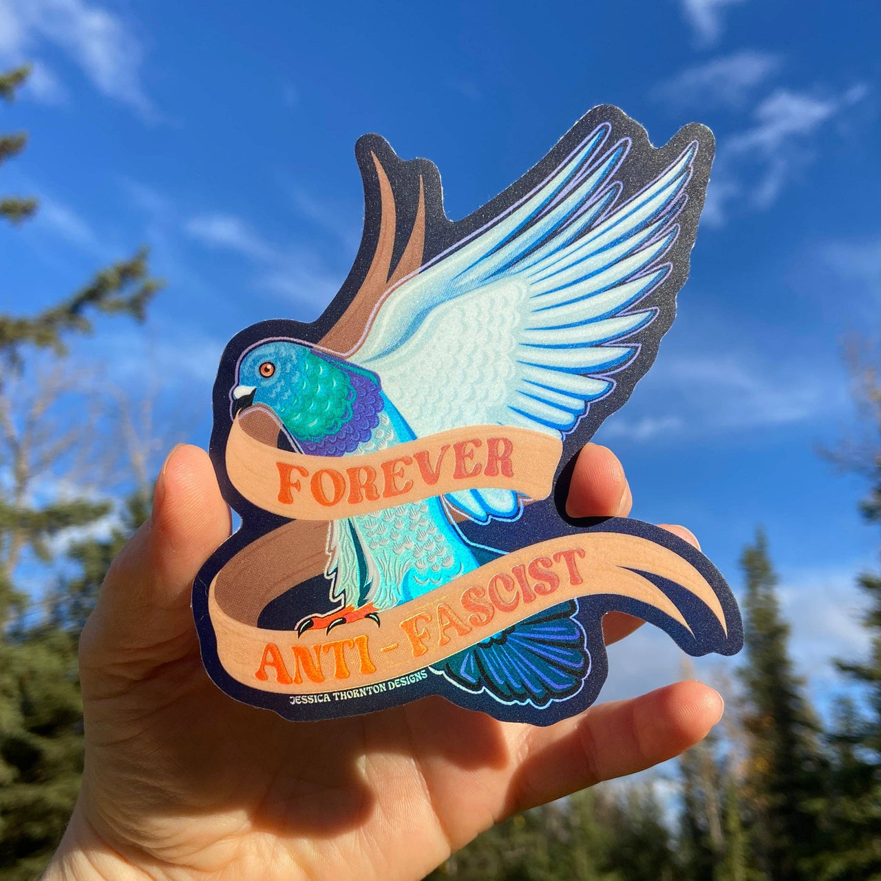 Forever Anti-Fascist Sticker