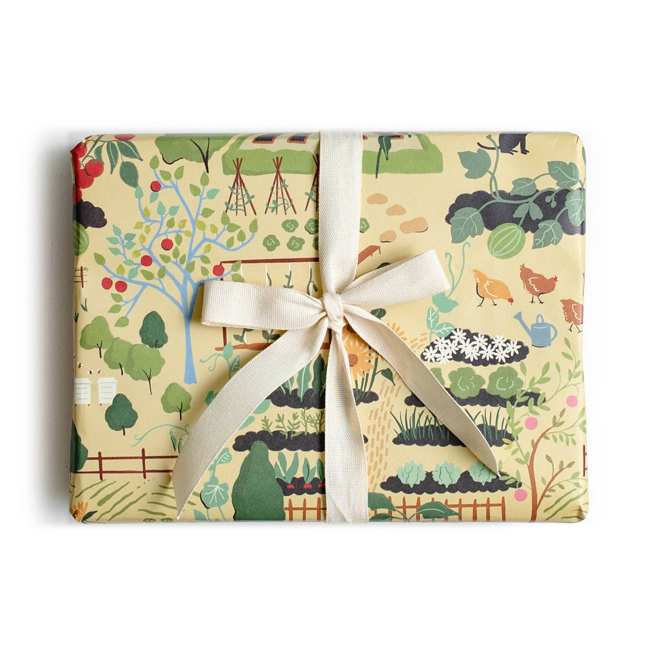 Veggie Garden Gift Wrap: Single Sheet