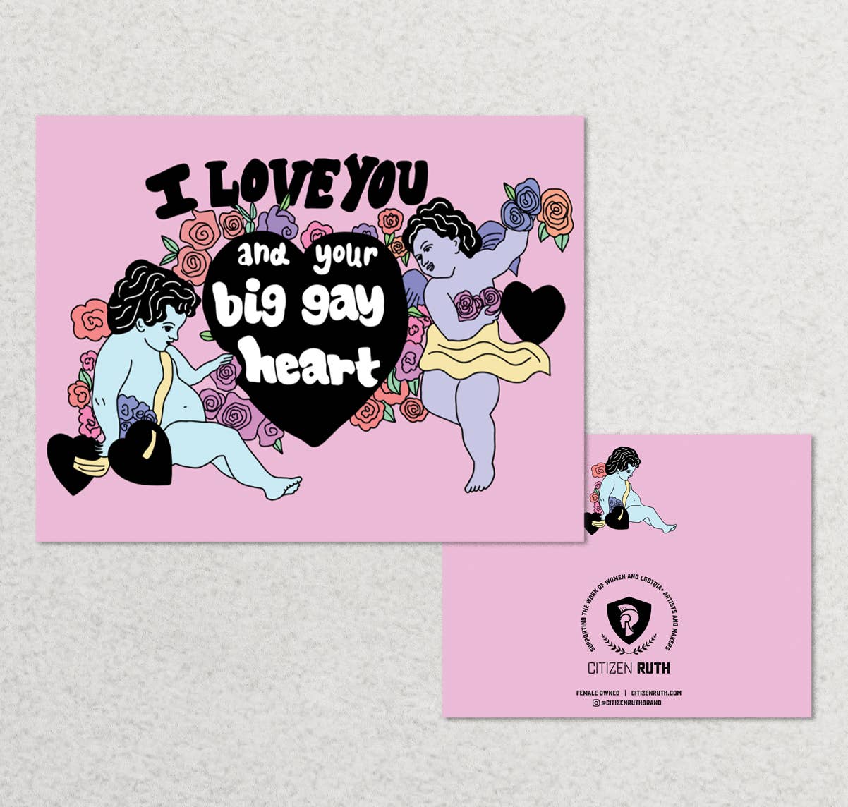 I Love You And Your Big Gay Heart Card