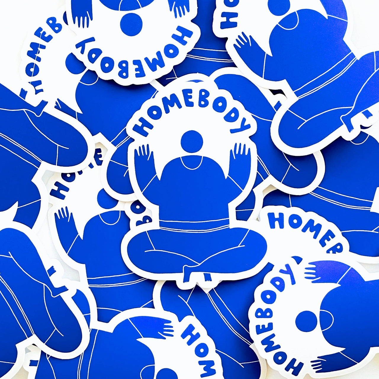 Homebody sticker