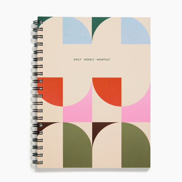 Daily Weekly Monthly Large Planner in Arches