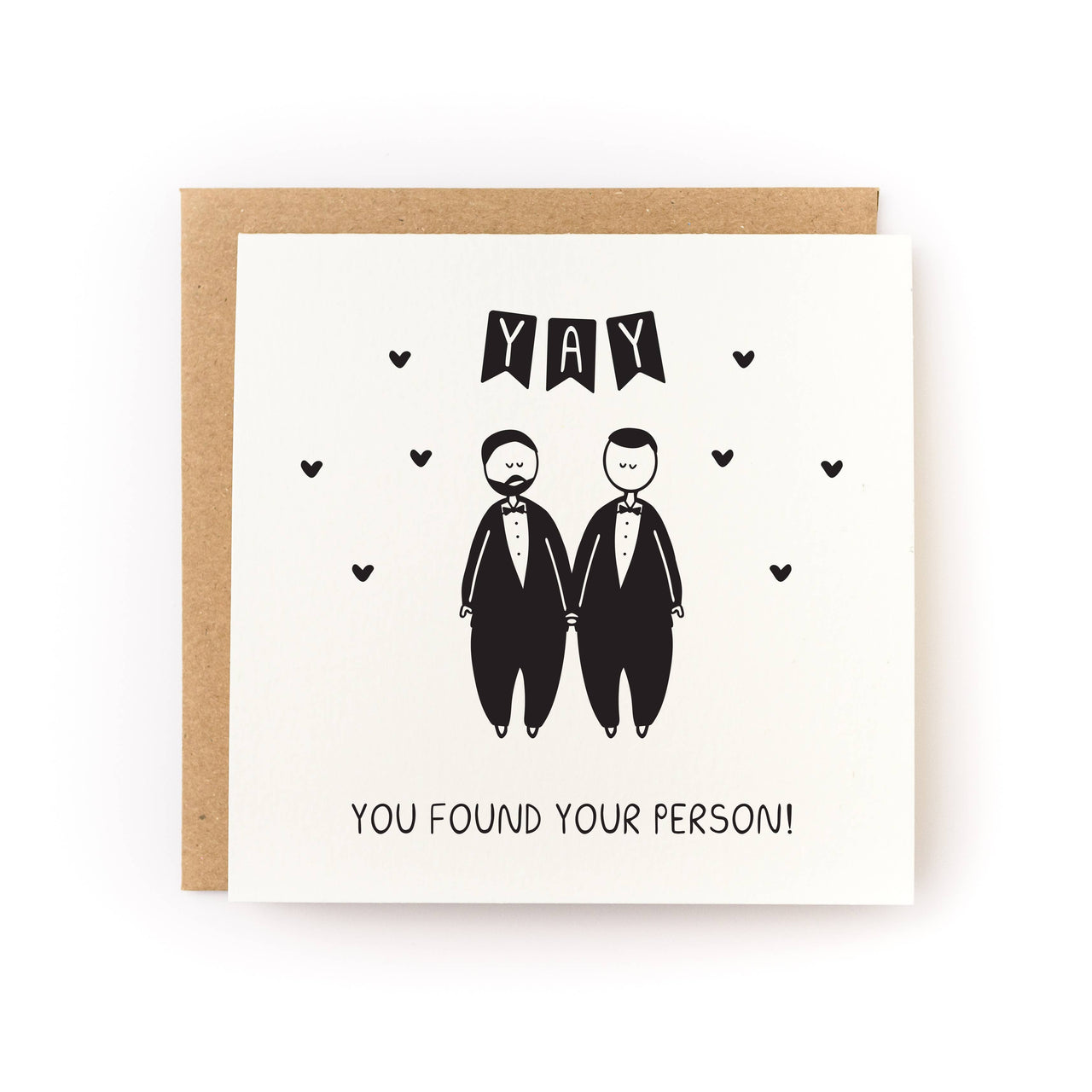 You Found Your Person (Groom/Groom) Wedding Card