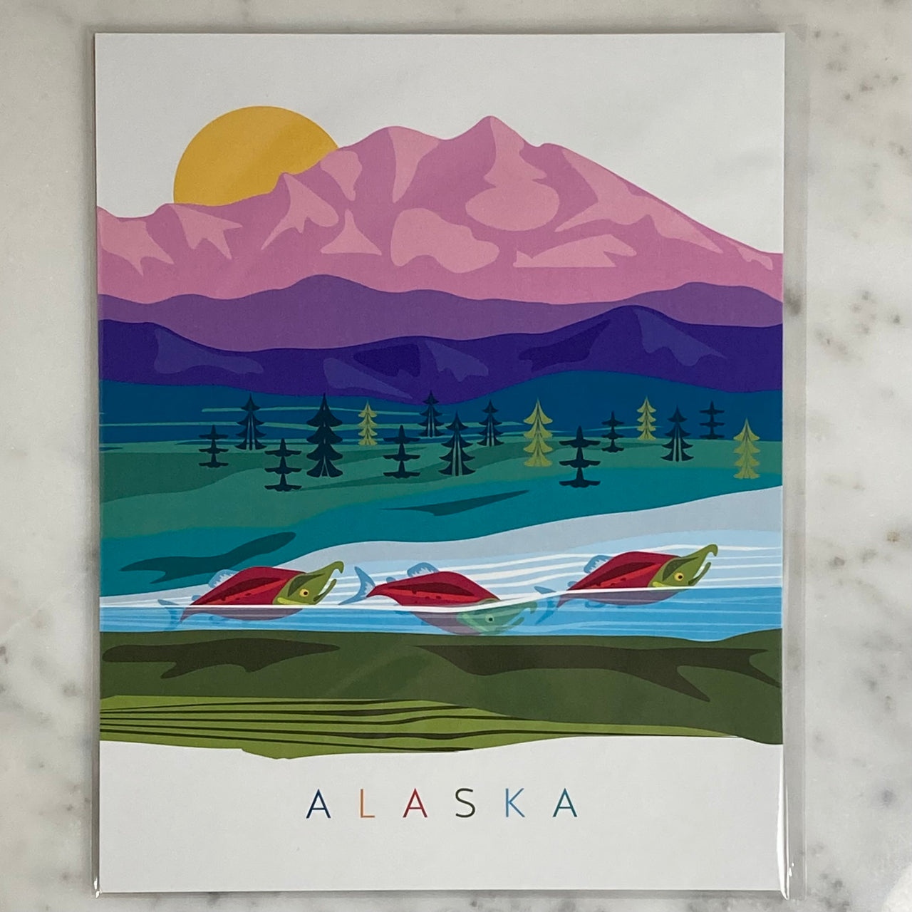 Salmon Run 8x10 Print