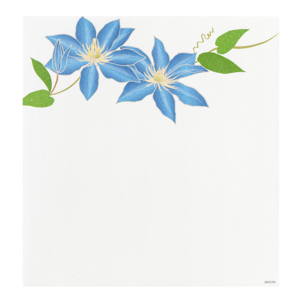 Summer Flowers Letter Pad