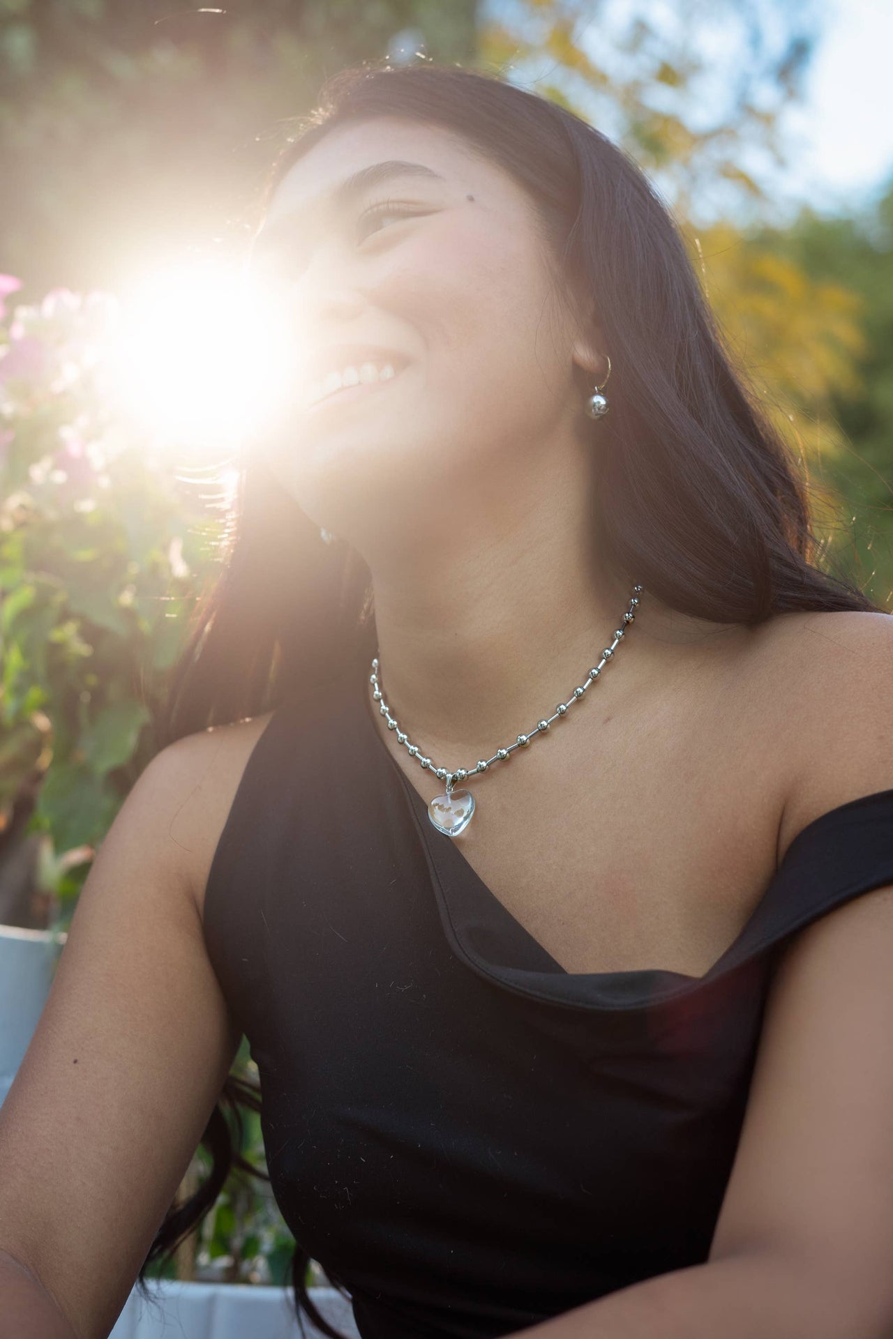 Die Heart Necklace - Stainless Steel
