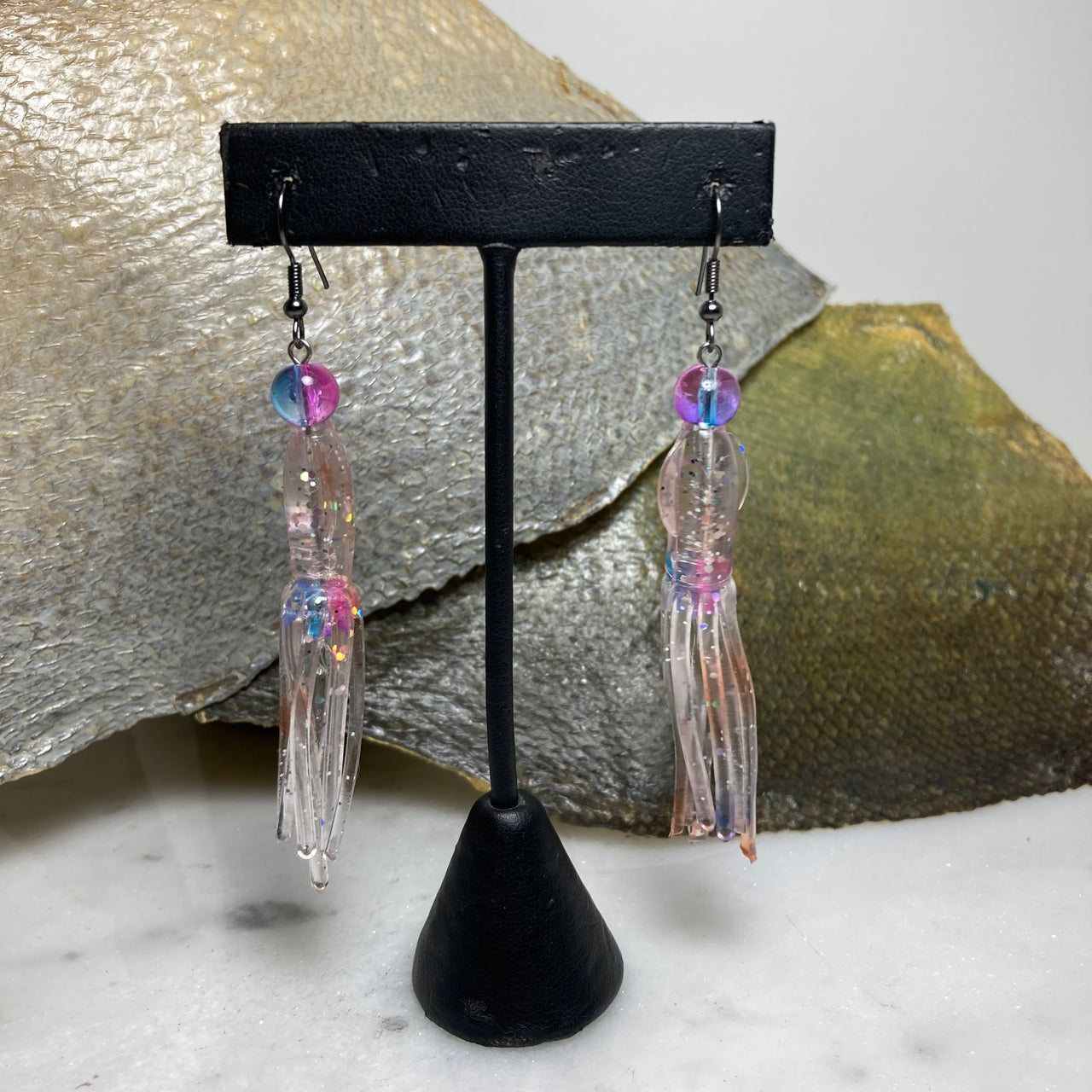 Lure Earrings - Squid