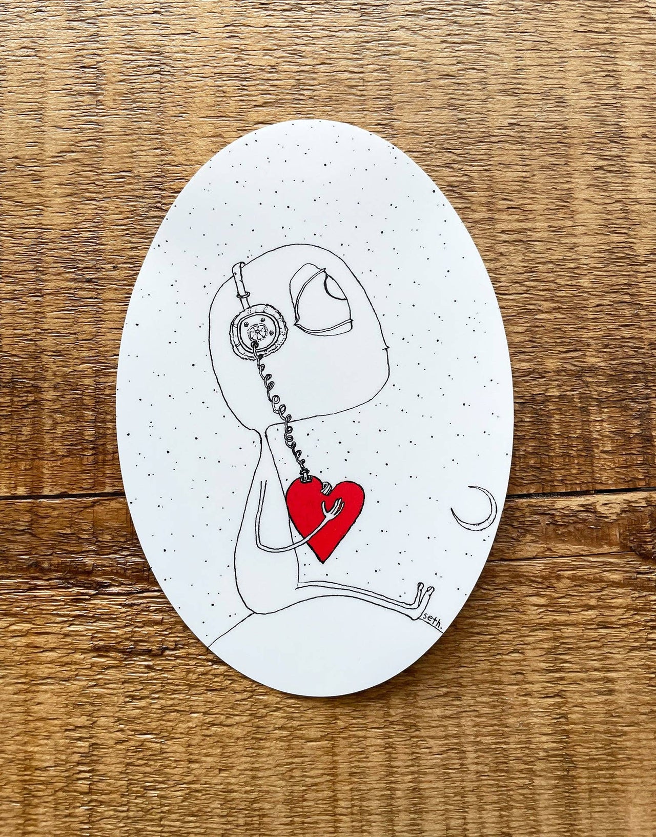 Creatures of the Heart Stickers: Listener