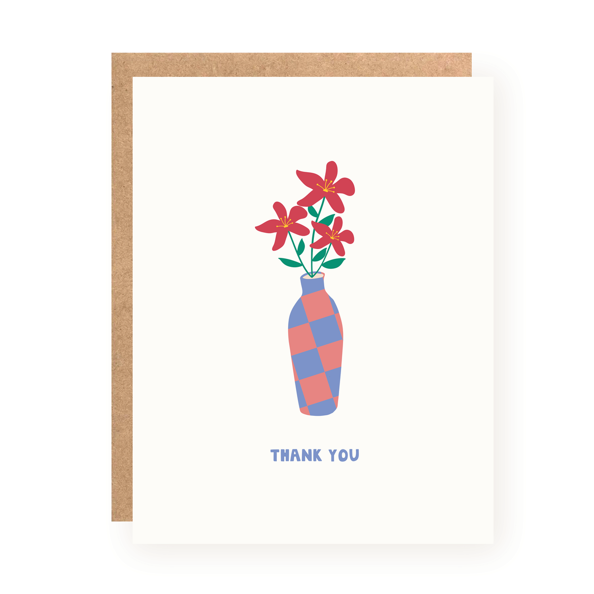 Thank You Flowers Card: Individual