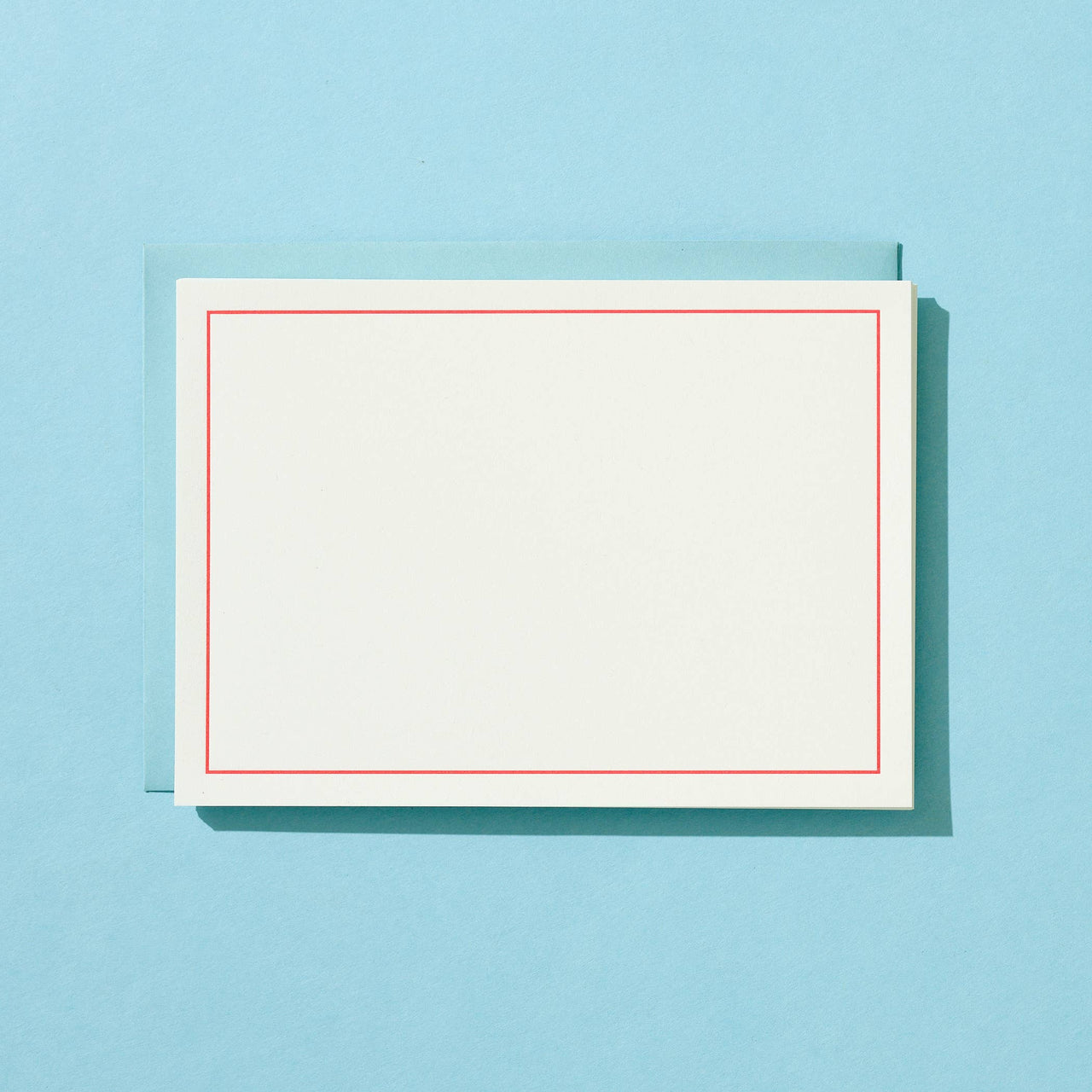 Red Border Letter Sheet Set