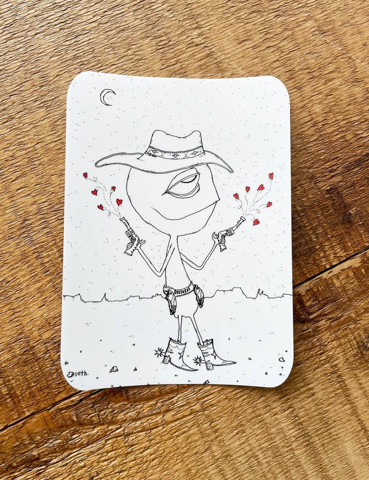 Creatures of the Heart Stickers: Wild West