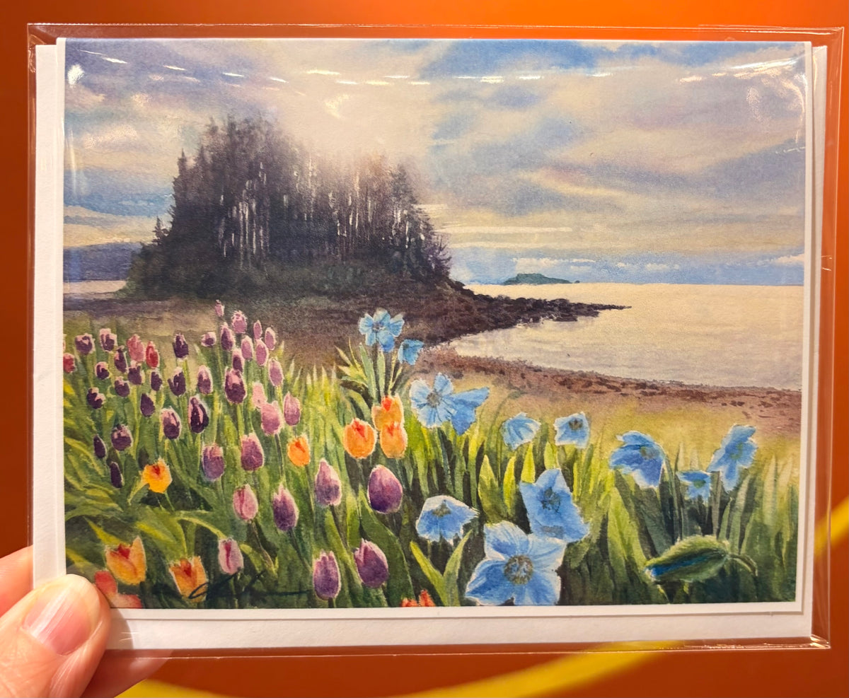 Sunset at the Shrine Card
