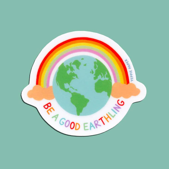 Be a Good Earthling Sticker