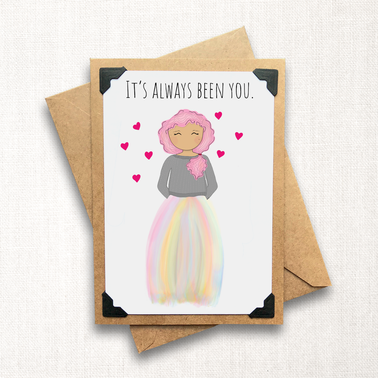 It's Always Been You Note Card (dude): Gal