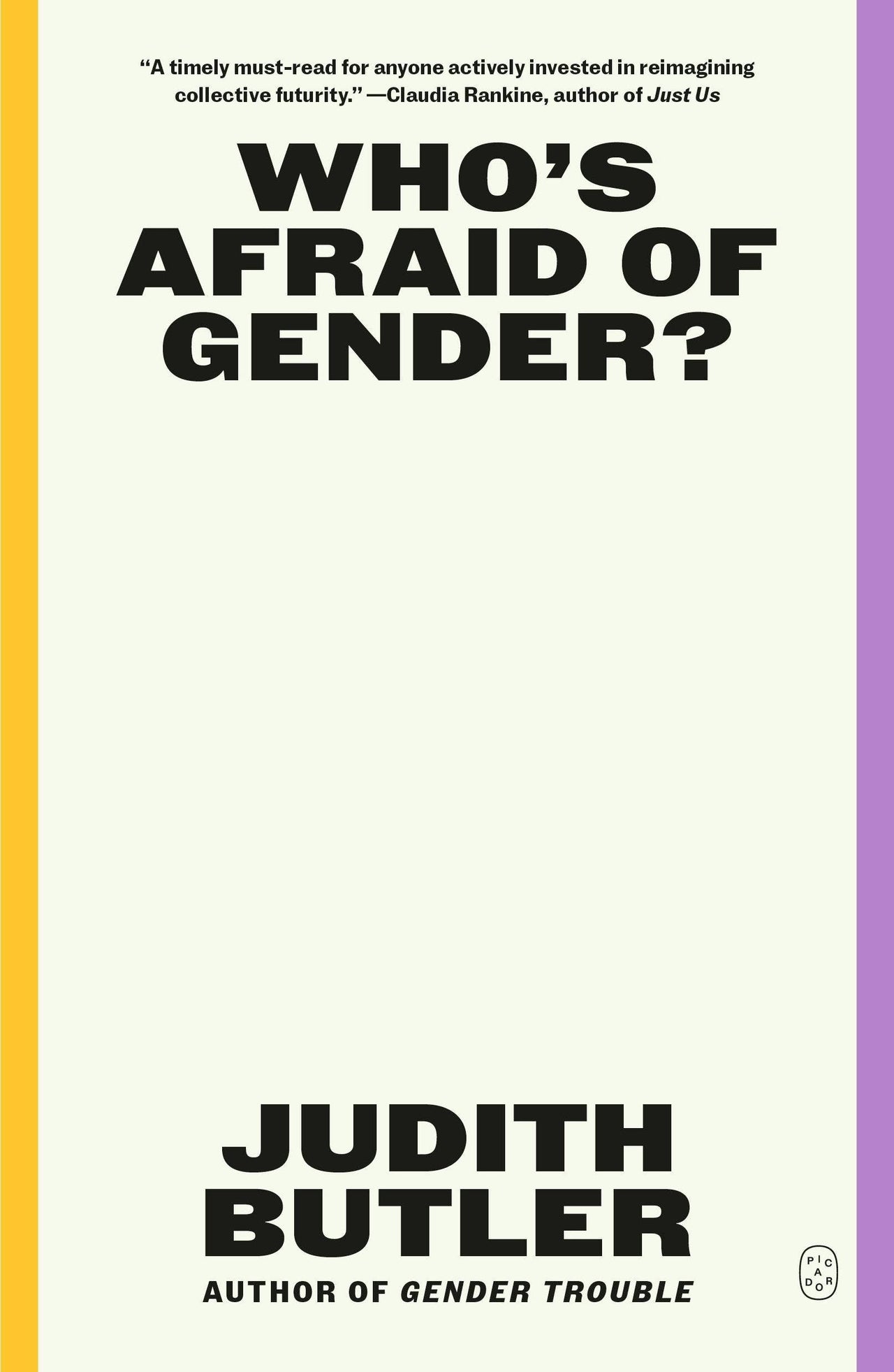 Who's Afraid Of Gender?:  #1
