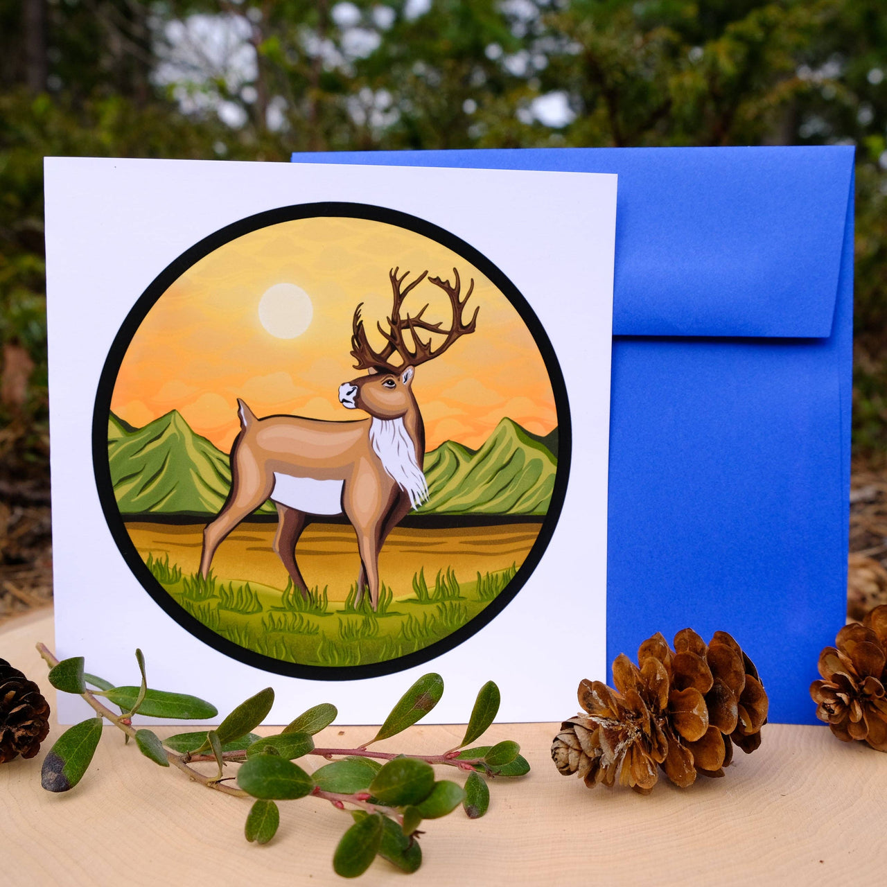 Caribou Greeting Card