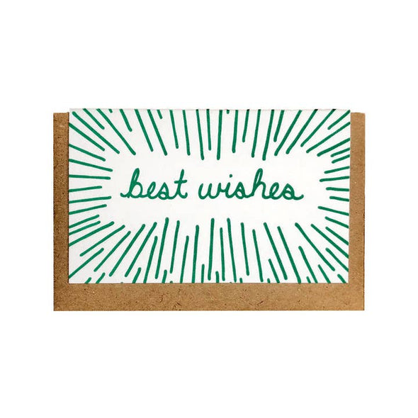 Best Wishes Enclosure Card