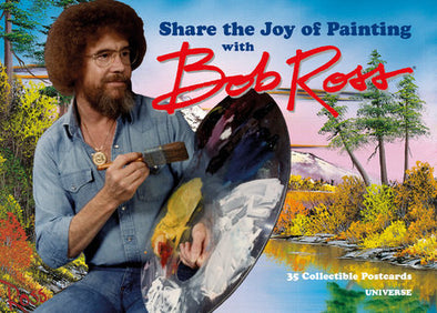 Share the Joy of Painting with Bob Ross: 35 Collectible Postcards