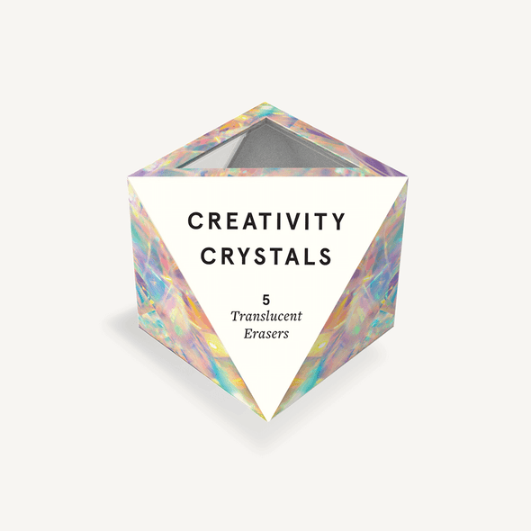 Creativity Crystals: 5 Translucent Erasers