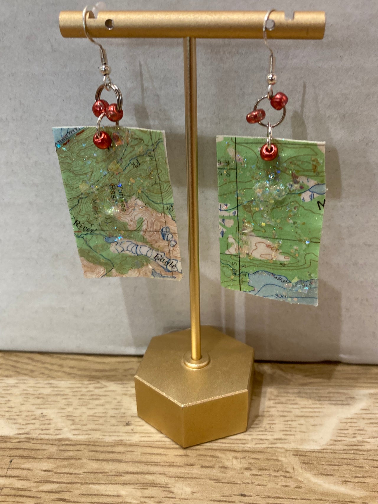 Map Earrings