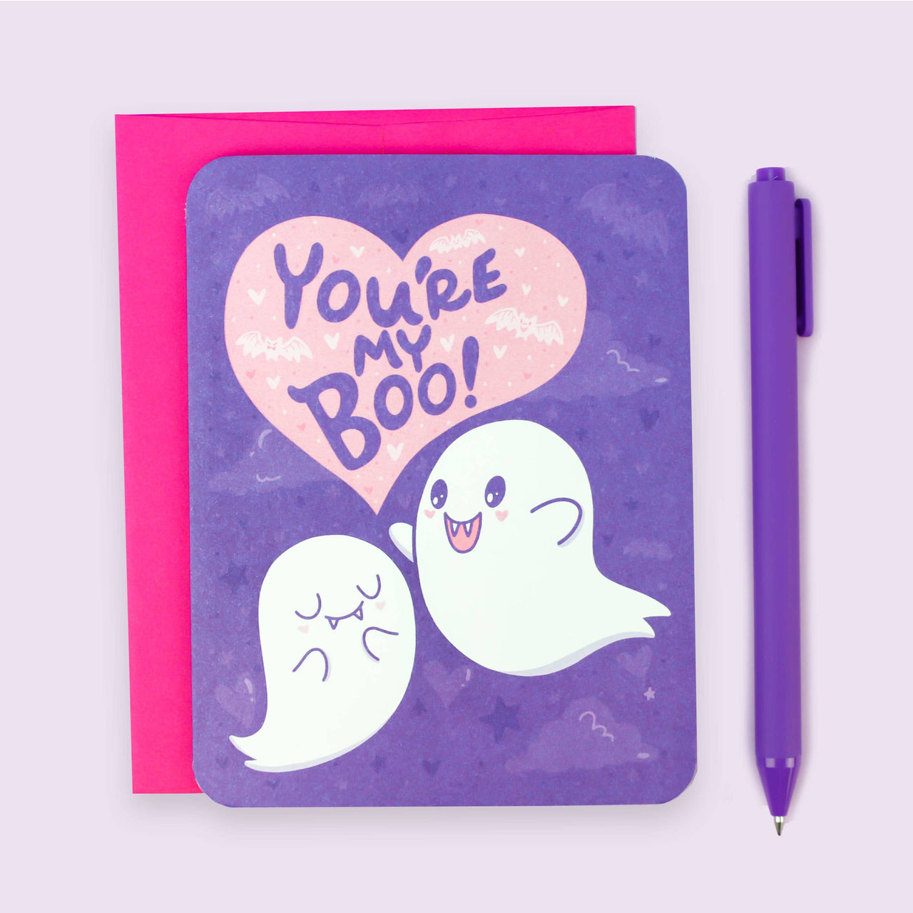 You're My Boo Valentine's Day Ghost Card