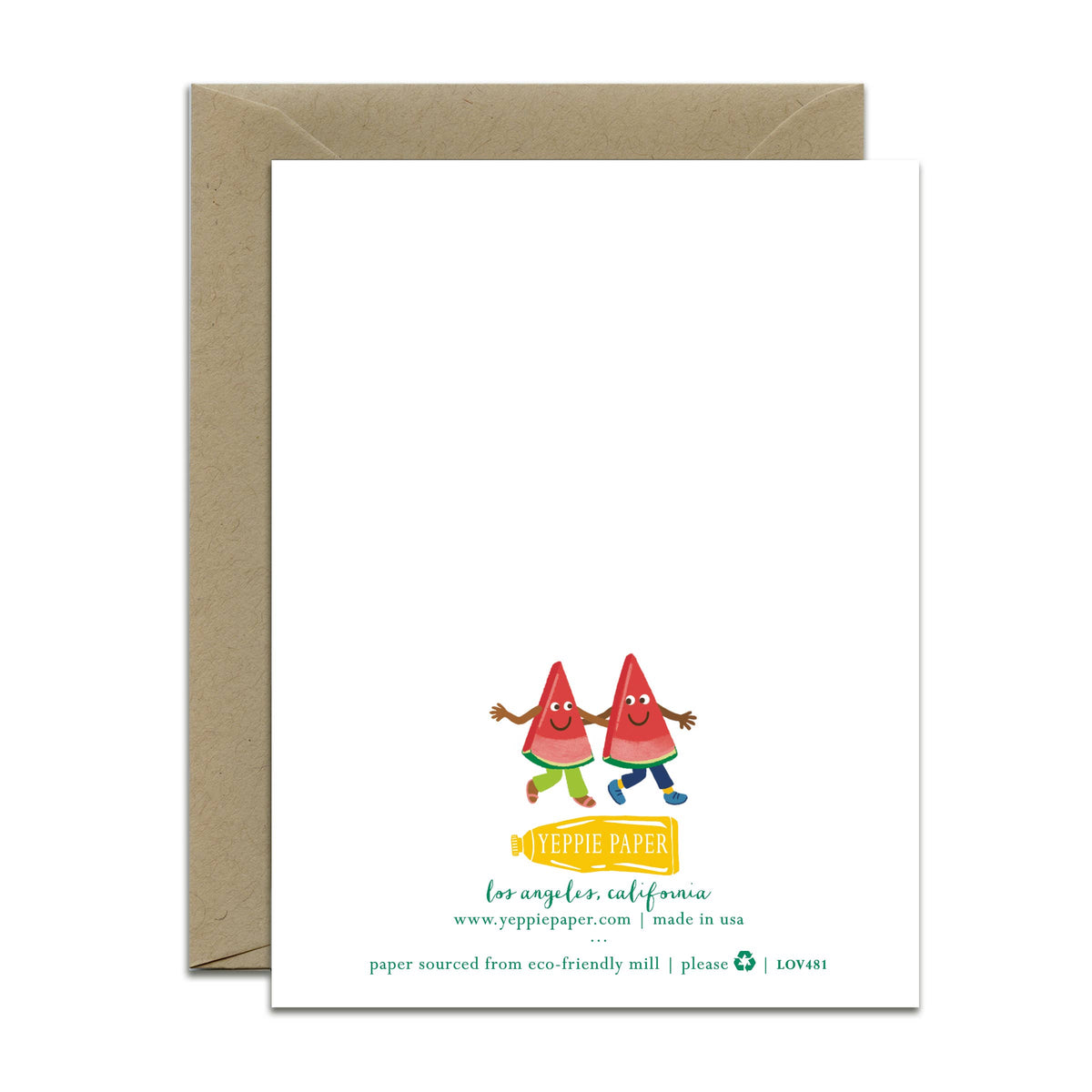 Fruit Salad Punny Cute Love and Friendship Card
