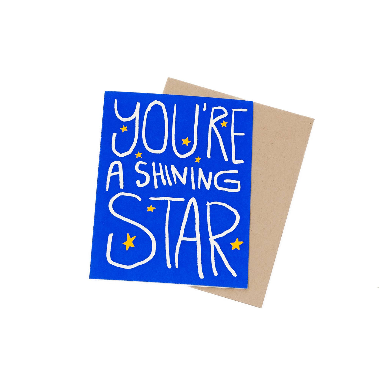 You're a shining star - greeting card