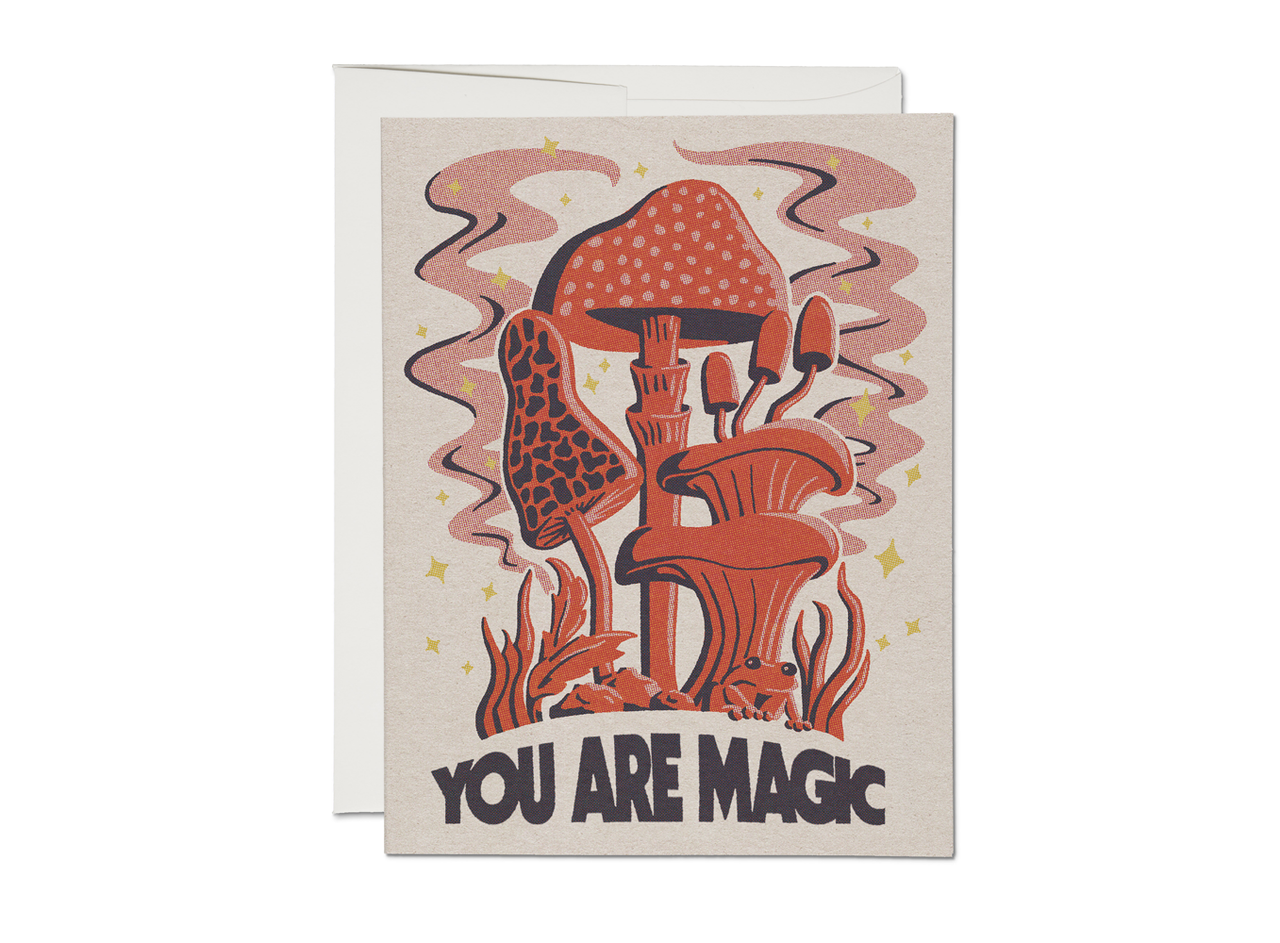 Mushroom Power Friendship Greeting Card
