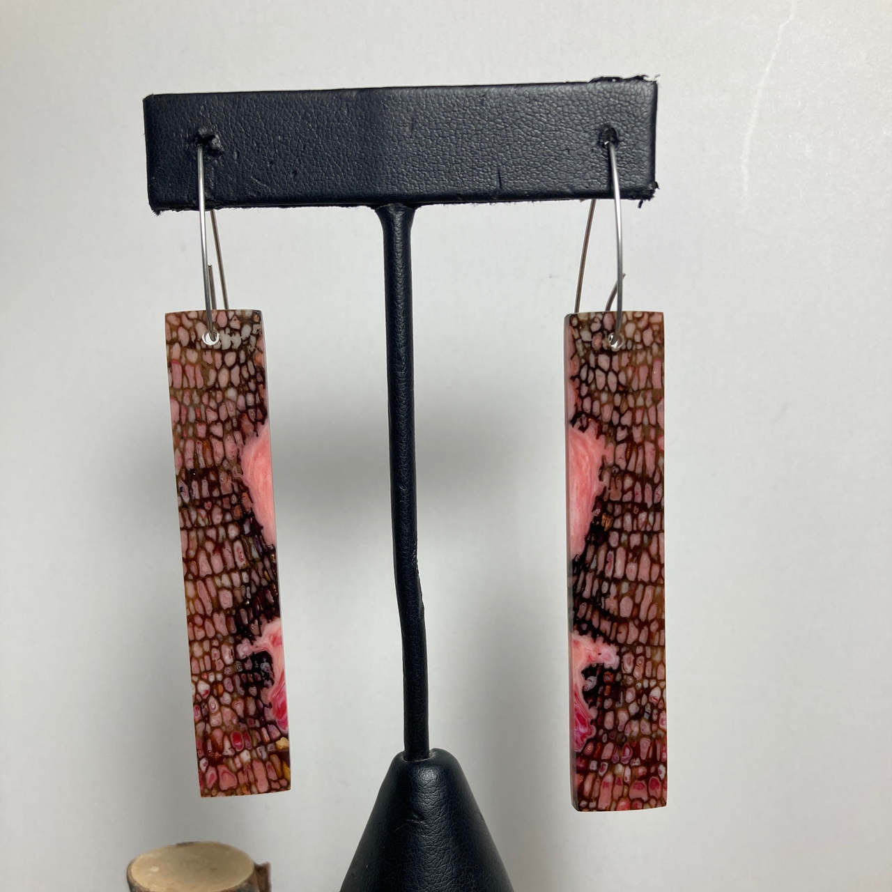 Gribbles and Shipworm Resin Cast Earrings 12
