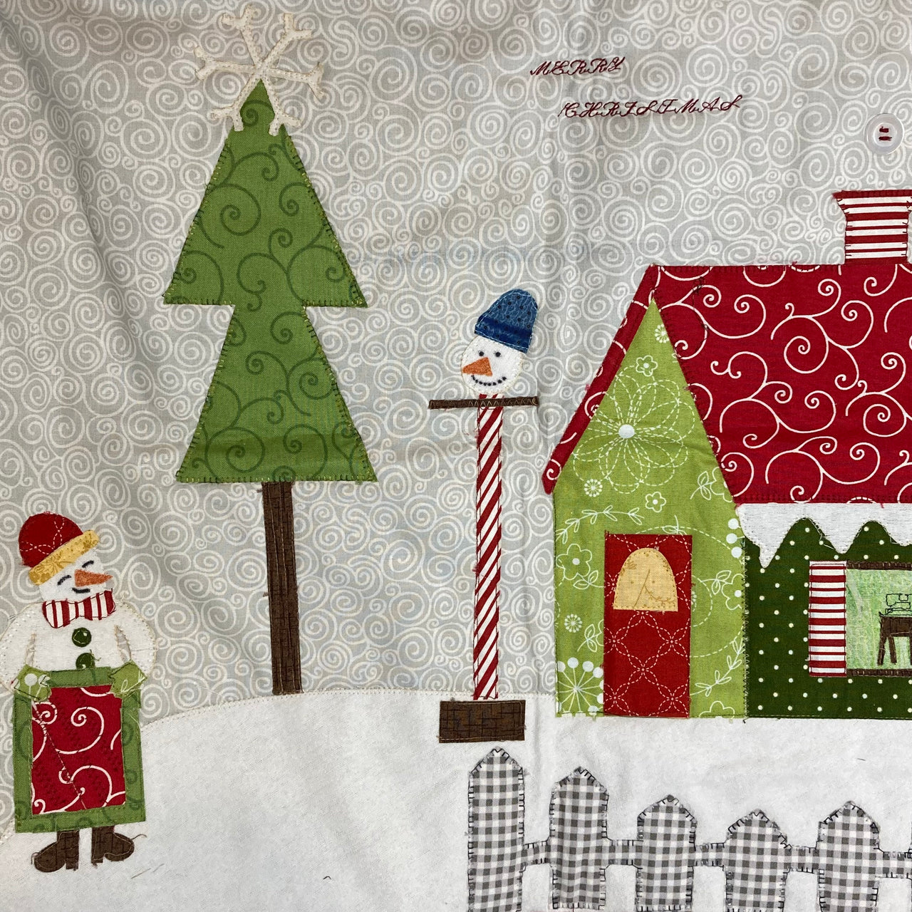 Quilted "Merry Christmas" Wall Hanging