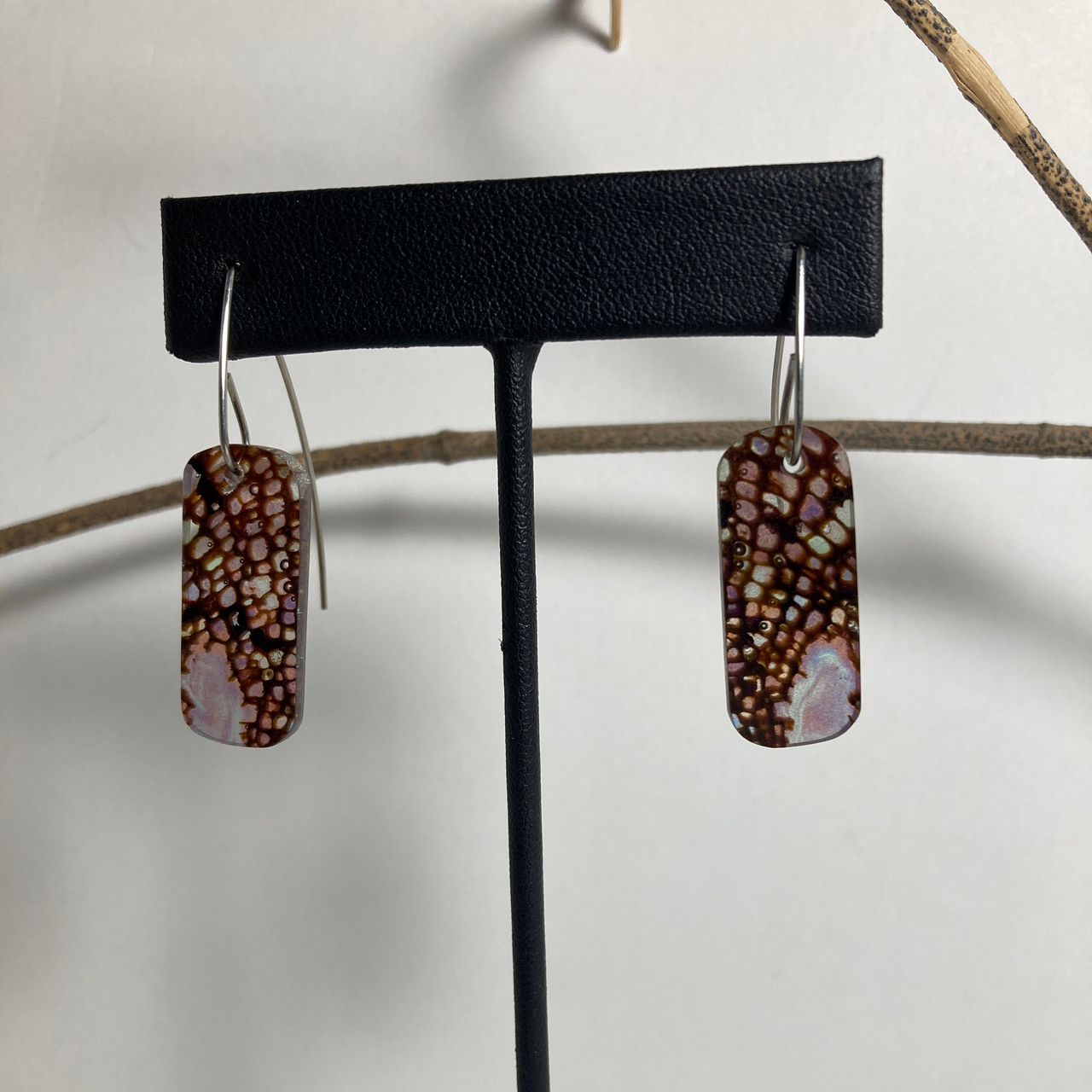 Spruce Root Resin Cast Earrings 5