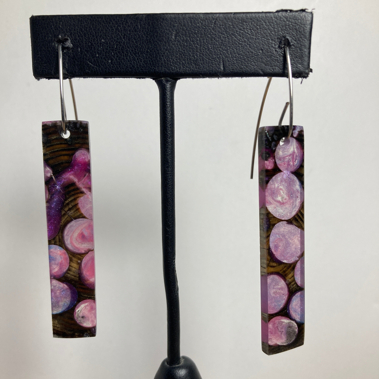 Gribbles and Shipworm Resin Cast Earrings 9