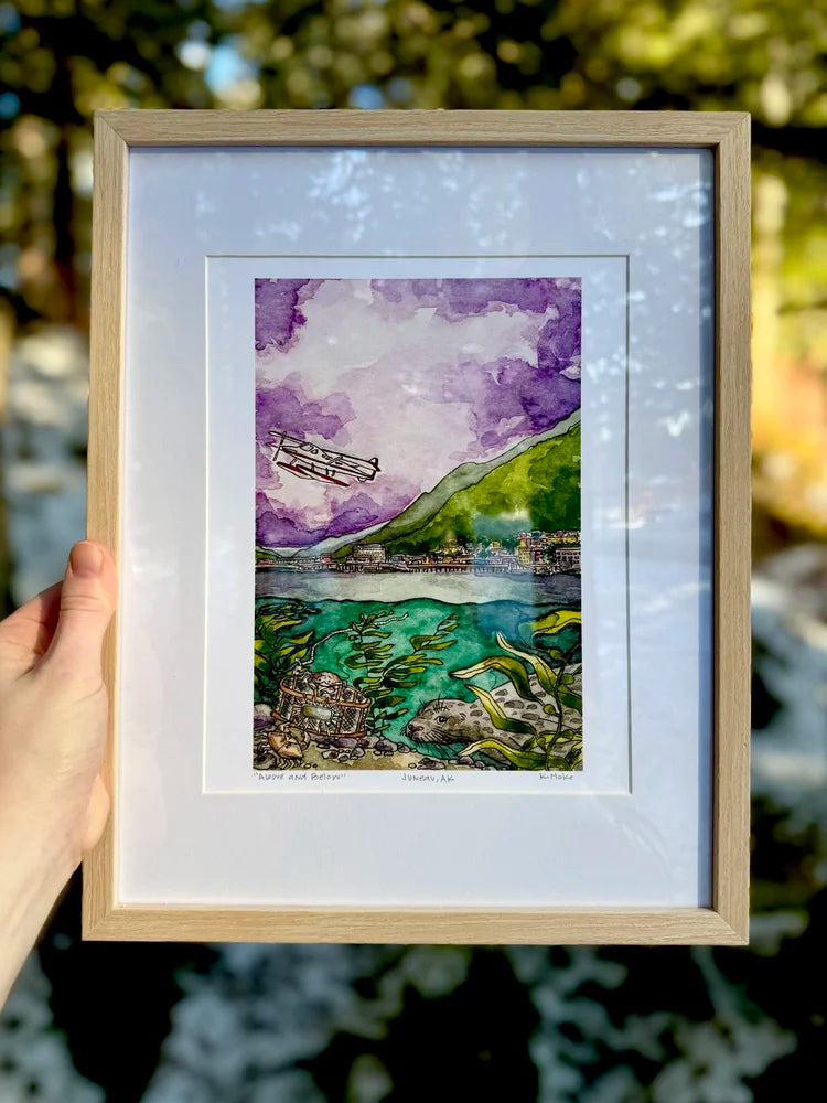 Above and Below Print