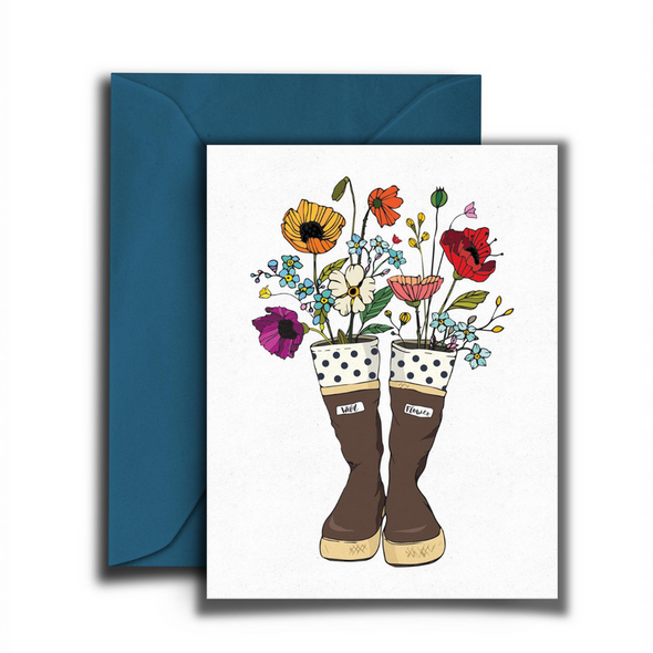 Bouquets Greeting Card