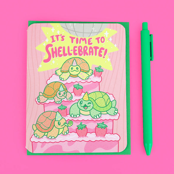 It's Time to Shell-Ebrate Greeting Card