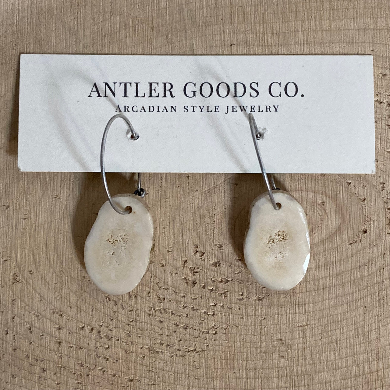 Hoops & Antler Earrings