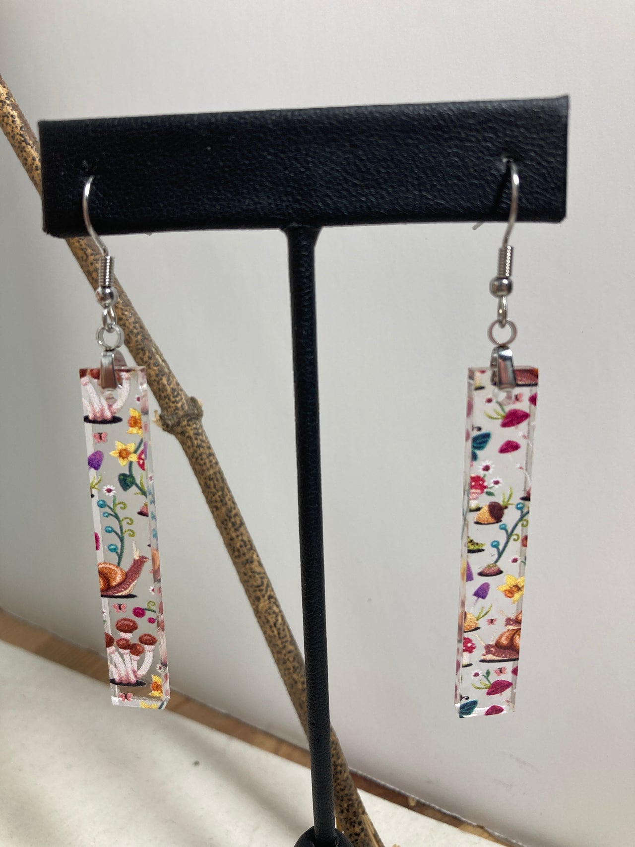 Long Mushroom Earrings