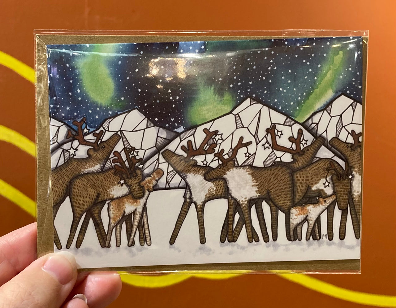 Caribou Nights Card