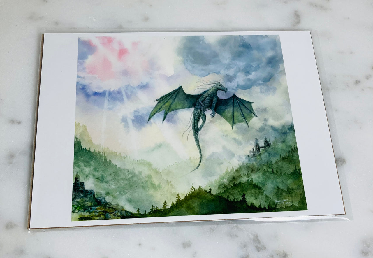 Hide and Seek Dragon Print